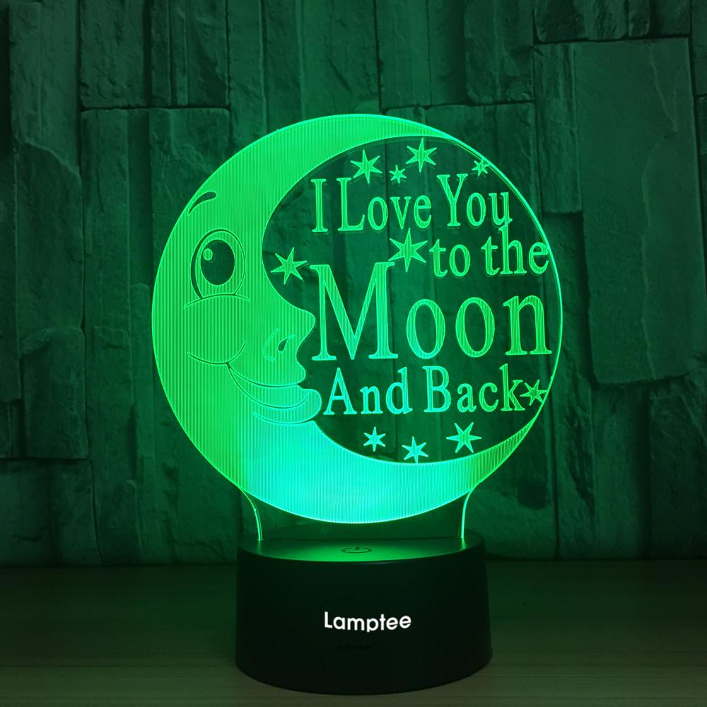 Art Moon 3D Illusion Lamp Night Light 3DL959