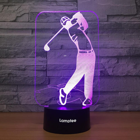 Image of Sport Golf 3D Illusion Lamp Night Light 3DL977