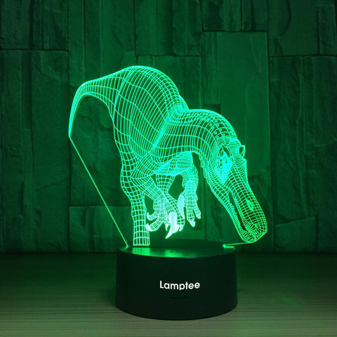 Image of Animal Dinosaur 3D Illusion Lamp Night Light 3DL990