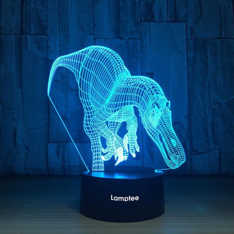 Image of Animal Dinosaur 3D Illusion Lamp Night Light 3DL990
