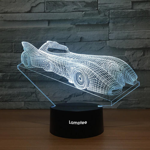 Image of Traffic Beautiful Car 3D Illusion Lamp Night Light 3DL1361