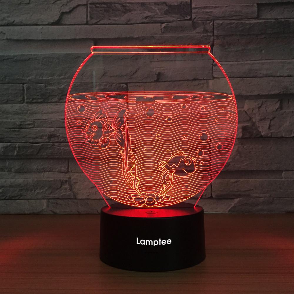 Other Fish Tank 3D Illusion Lamp Night Light 3DL1322