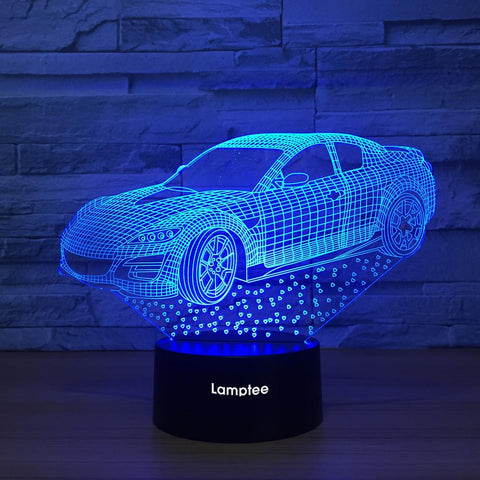 Traffic Fashion Car 3D Illusion Lamp Night Light 3DL1279