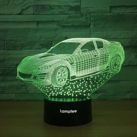 Traffic Fashion Car 3D Illusion Lamp Night Light 3DL1279