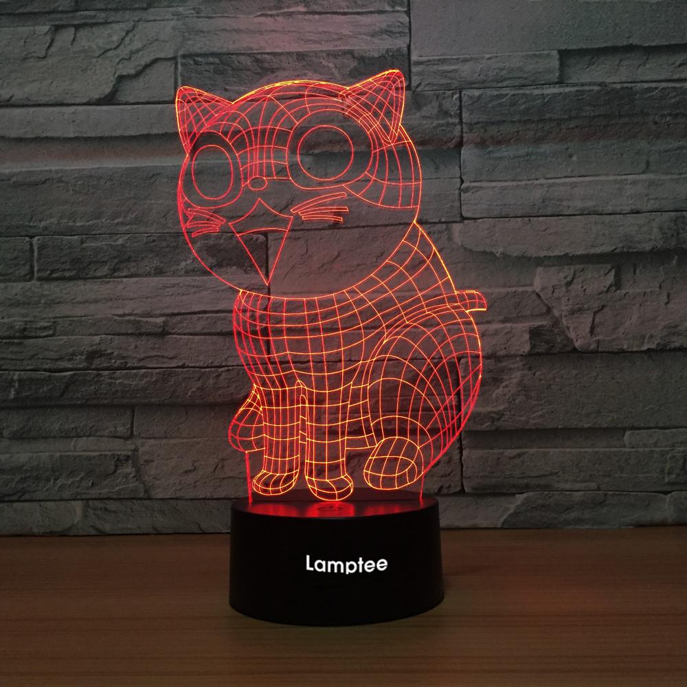 Anime Chi's Sweet Home Cat 3D Illusion Lamp Night Light 3DL1404
