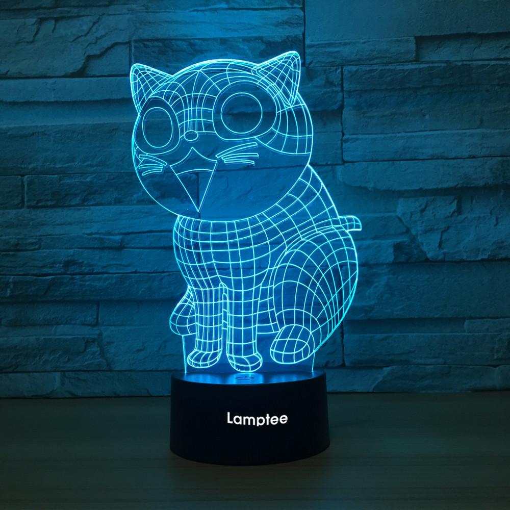 Anime Chi's Sweet Home Cat 3D Illusion Lamp Night Light 3DL1404