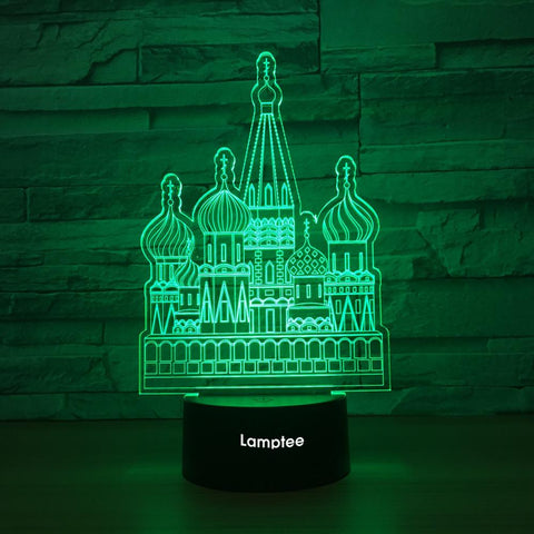 Image of Building Kremlin Palace 3D Illusion Lamp Night Light 3DL1410