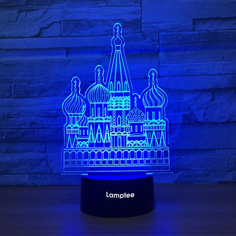 Image of Building Kremlin Palace 3D Illusion Lamp Night Light 3DL1410