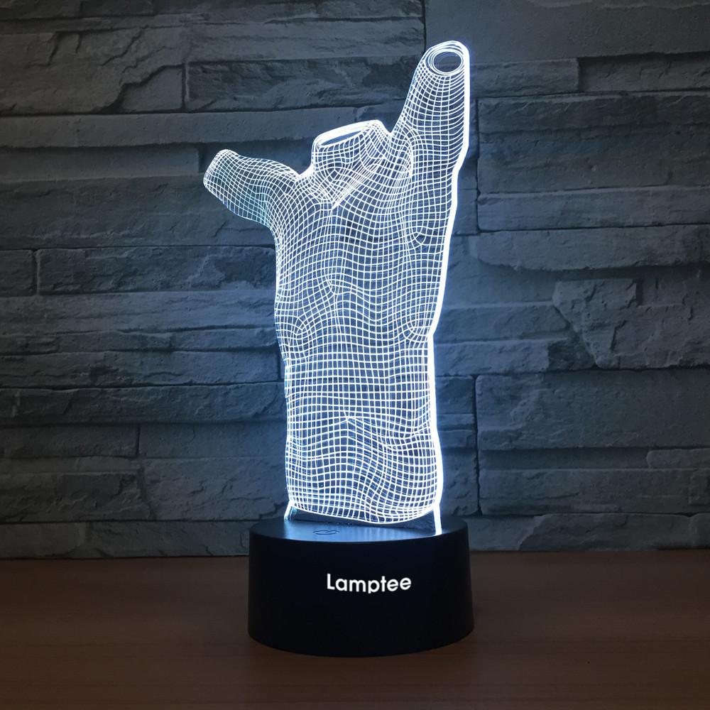 Art Body Sculpture 3D Illusion Lamp Night Light 3DL1360
