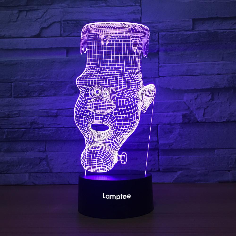 Abstract Statue 3D Illusion Lamp Night Light 3DL1315