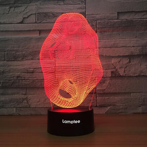 Abstract Dimension 3D Illusion Lamp Night Light 3DL1302