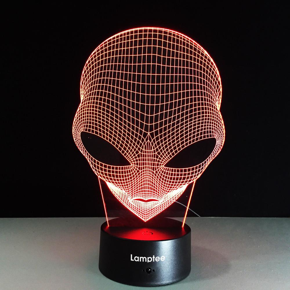 Other Martian Shape 3D Illusion Lamp Night Light 3DL181