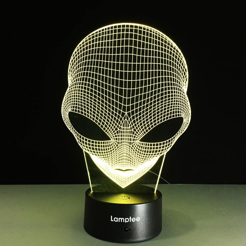 Other Martian Shape 3D Illusion Lamp Night Light 3DL181
