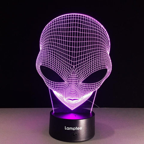Image of Other Martian Shape 3D Illusion Lamp Night Light 3DL181