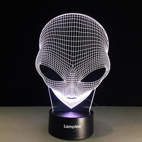 Image of Other Martian Shape 3D Illusion Lamp Night Light 3DL181