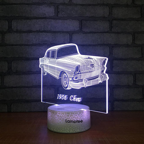 Image of Crack Lighting Base Traffic Car 3D Illusion Lamp Night Light 3DL1474
