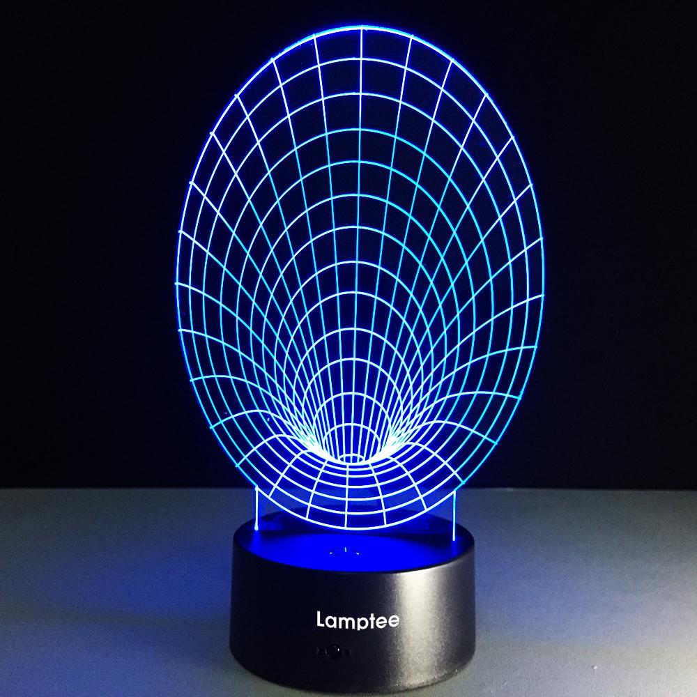Abstract 3D Stereo Vision 3D Illusion Lamp Night Light 3DL011