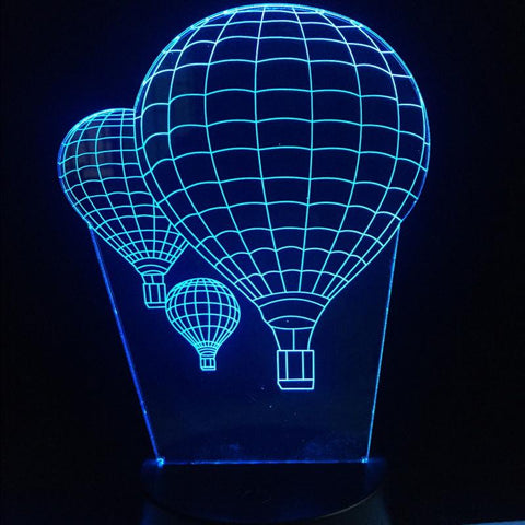 Image of Air Balloon 01 3D Illusion Lamp Night Light