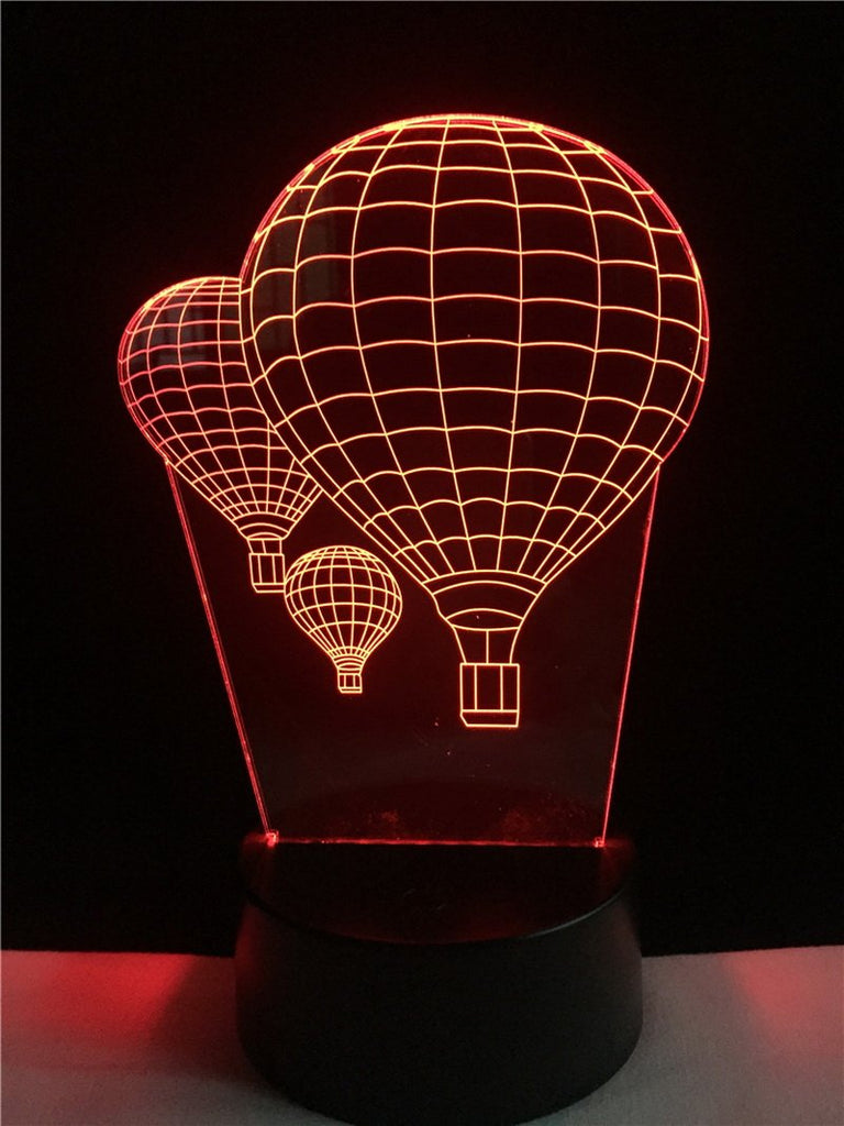 Air Balloon 01 3D Illusion Lamp Night Light