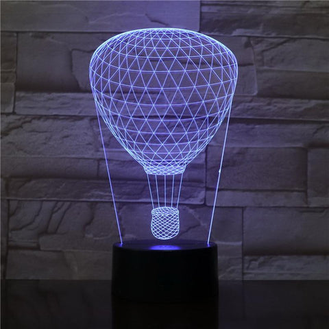 Image of Air Balloon 3D Illusion Lamp Night Light