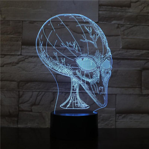 Image of Aliens In The Movie 3D Illusion Lamp Night Light