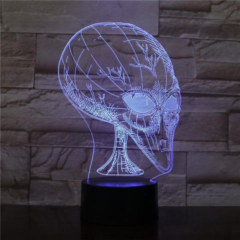 Image of Aliens In The Movie 3D Illusion Lamp Night Light