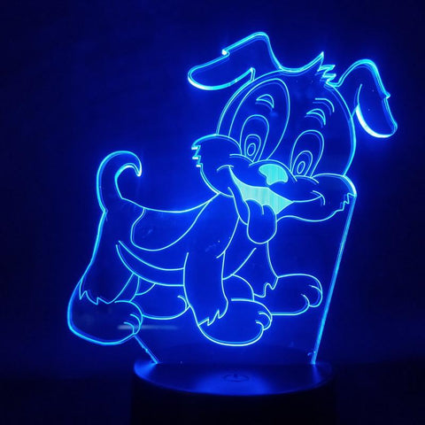 Image of Anim 3D Illusion Lamp Night Light