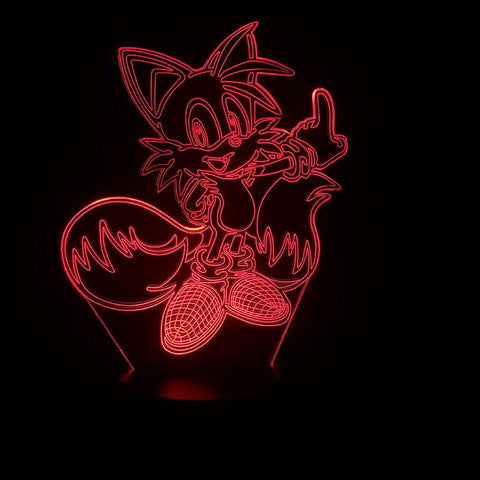 Image of Animal Cat 3D Illusion Lamp Night Light