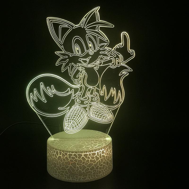 Animal Cat 3D Illusion Lamp Night Light