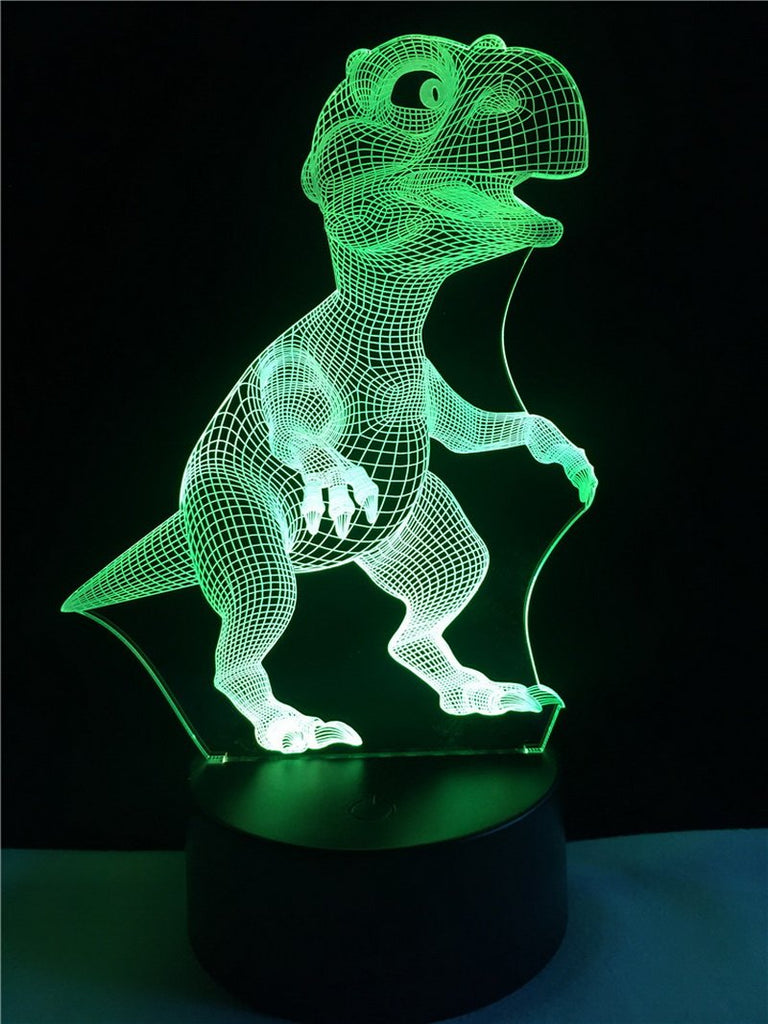Animal Dinosaur Jurassic World 3D Illusion Lamp Night Light