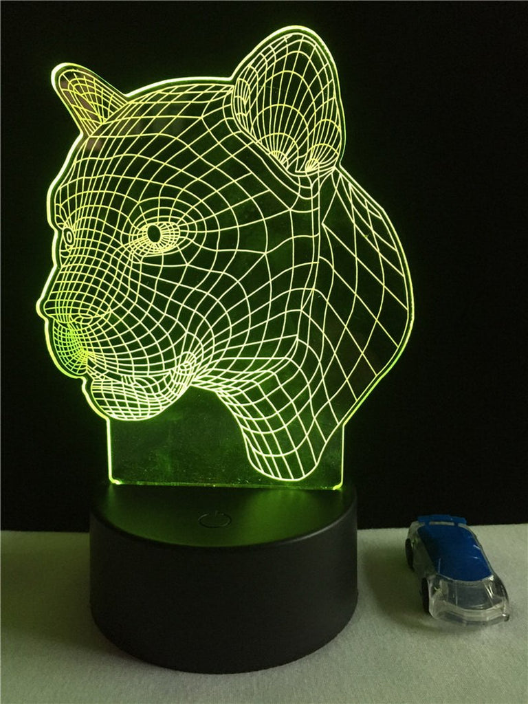 Animal Leopard 3D Illusion Lamp Night Light