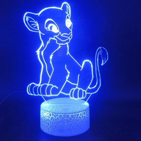 Image of Animal The Lion King Nala 3D Illusion Lamp Night Light