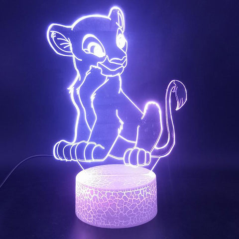 Image of Animal The Lion King Nala 3D Illusion Lamp Night Light