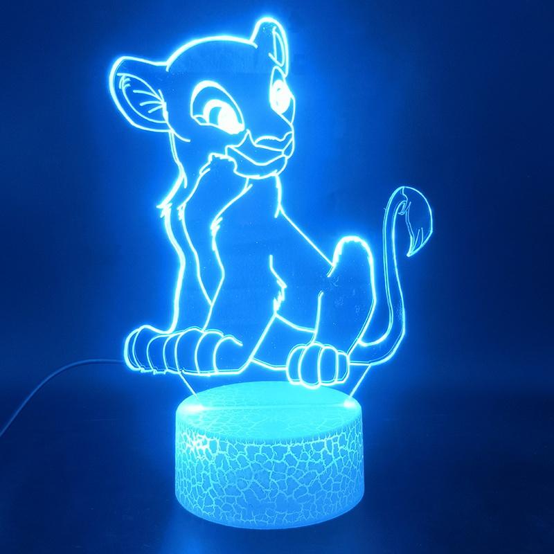 Animal The Lion King Nala 3D Illusion Lamp Night Light
