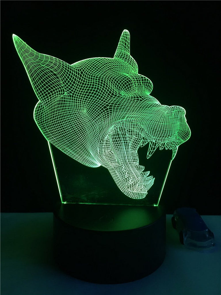 Animal Wolf 01 3D Illusion Lamp Night Light