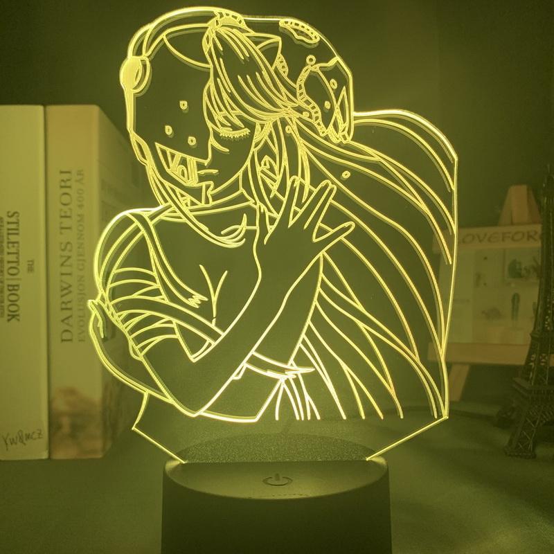 Anime Elfen Lied Lucy Nyu Figure Child Room 3D Illusion Lamp Night Light