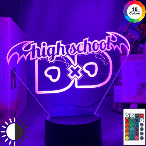 Image of Anime High School DxD 3D Illusion Lamp Night Light