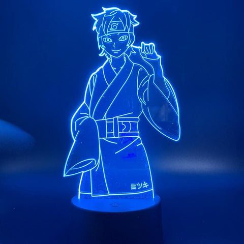 Image of Anime Naruto Shippuden Son of Naruto Menma Uzumaki Figure 3D Illusion Lamp Night Light