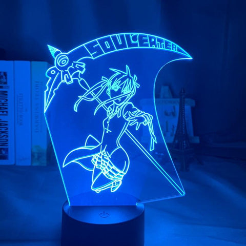 Image of Anime Soul Eater Maka Albarn Figure 3D Illusion Lamp Night Light 5036