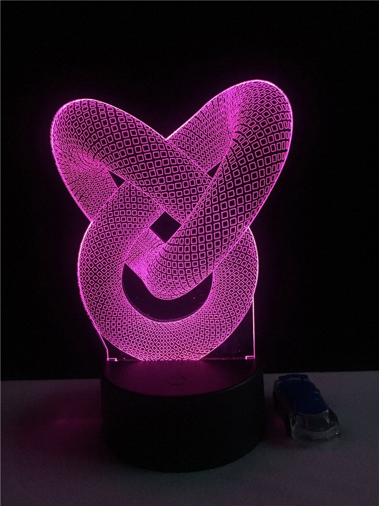 Art 3D Illusion Lamp Night Light
