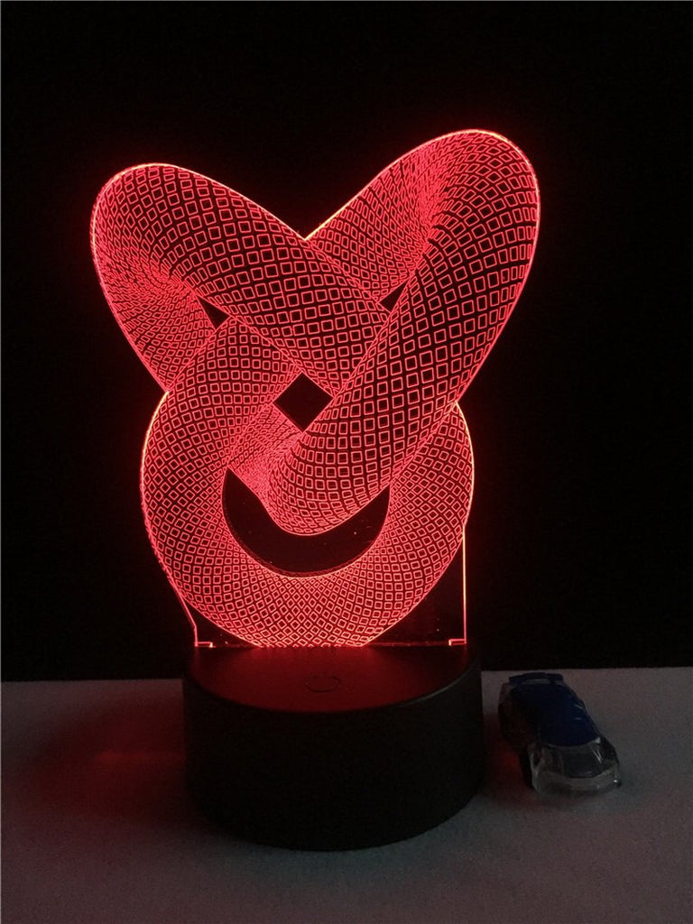 Art 3D Illusion Lamp Night Light