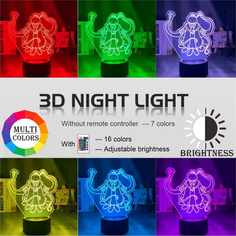 Image of Assassin 3D Illusion Lamp Night Light