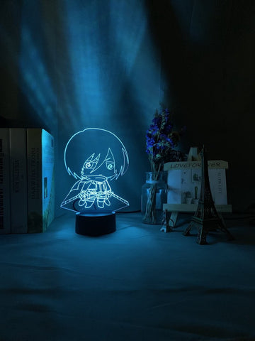 Image of Attack on Titan 3D Illusion Lamp Night Light