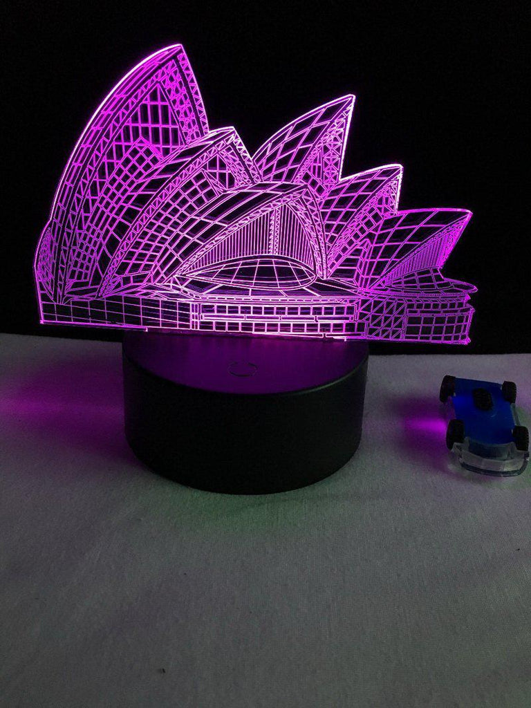 Australia Sydney Opera House 3D Illusion Lamp Night Light