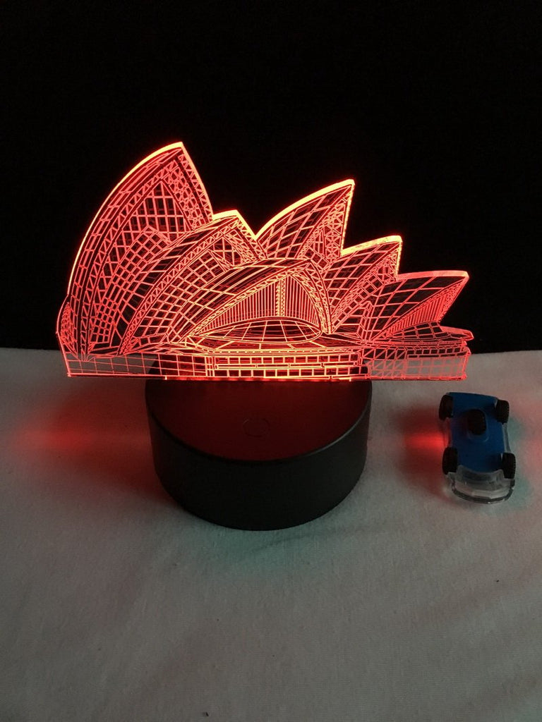 Australia Sydney Opera House 3D Illusion Lamp Night Light