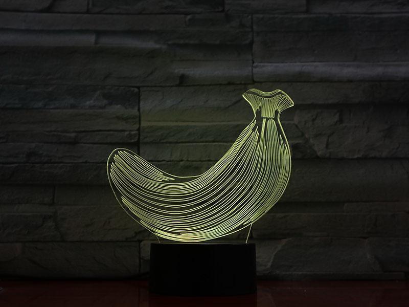 Banana Table 3D Illusion Lamp Night Light