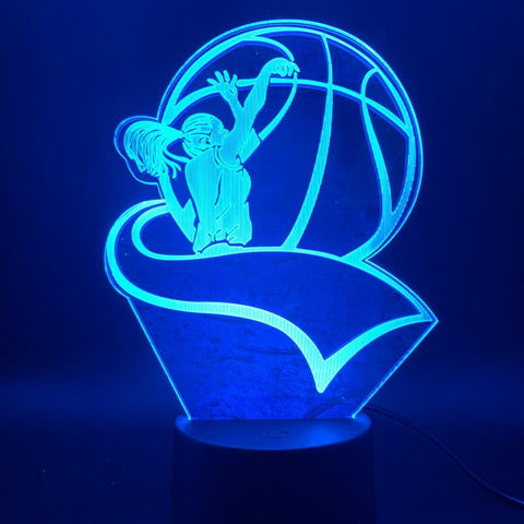 Image of basketball Room 3D Illusion Lamp Night Light
