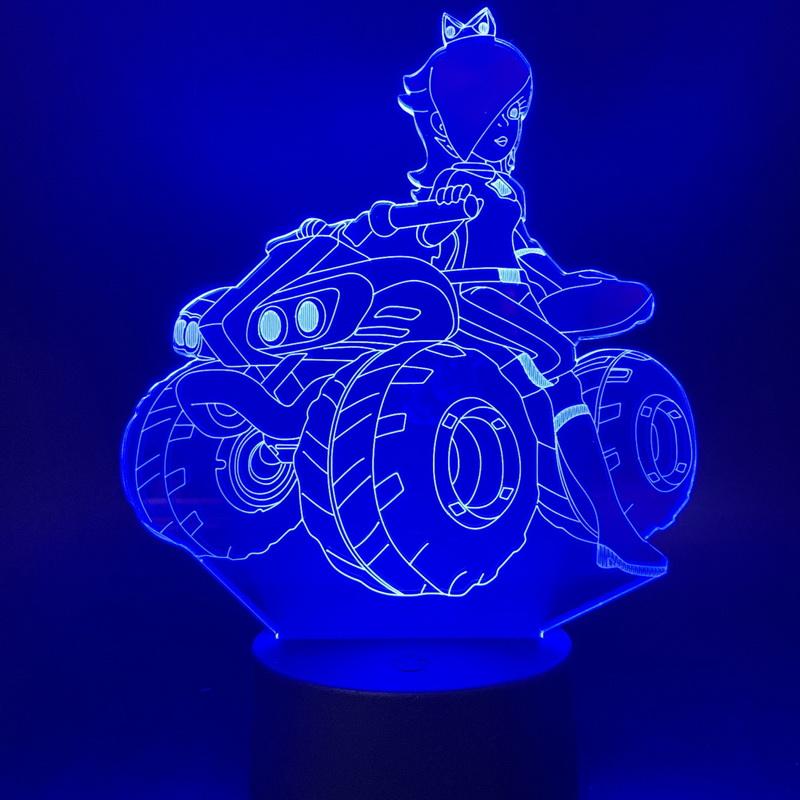 Beauty Girl Riding A Quad Bike 3D Illusion Lamp Night Light