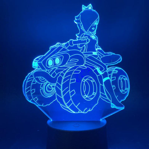 Image of Beauty Girl Riding A Quad Bike 3D Illusion Lamp Night Light