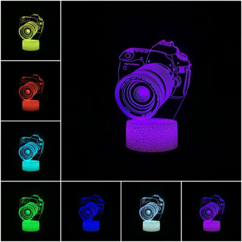 Image of Camera EOS 60D 3D Illusion Lamp Night Light